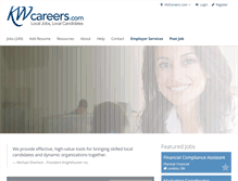 Tablet Screenshot of kwcareers.com